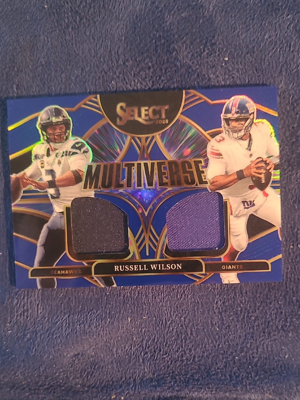 Select Multiverse Russell Wilson Dual Swatch Card - Russell Wilson